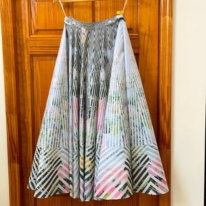 Anthropologie Flare Maxi Skirt NWT